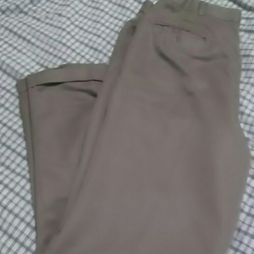 Mens Olive khaki dressy  pants  36/34